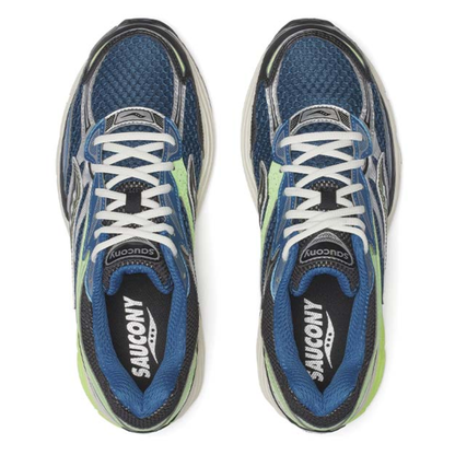 Saucony Progrid Omni 9 Grey Slime Blue
