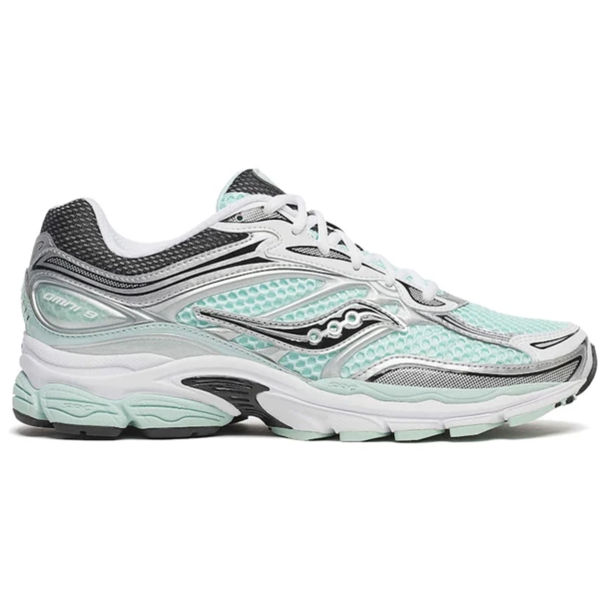 Saucony Progrid Omni 9 Teal Metallic Silver