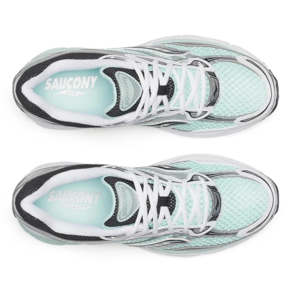 Saucony Progrid Omni 9 Teal Metallic Silver