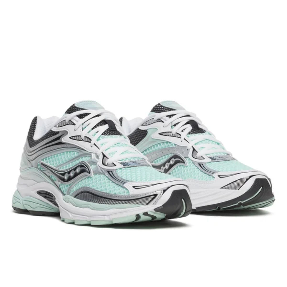 Saucony Progrid Omni 9 Teal Metallic Silver