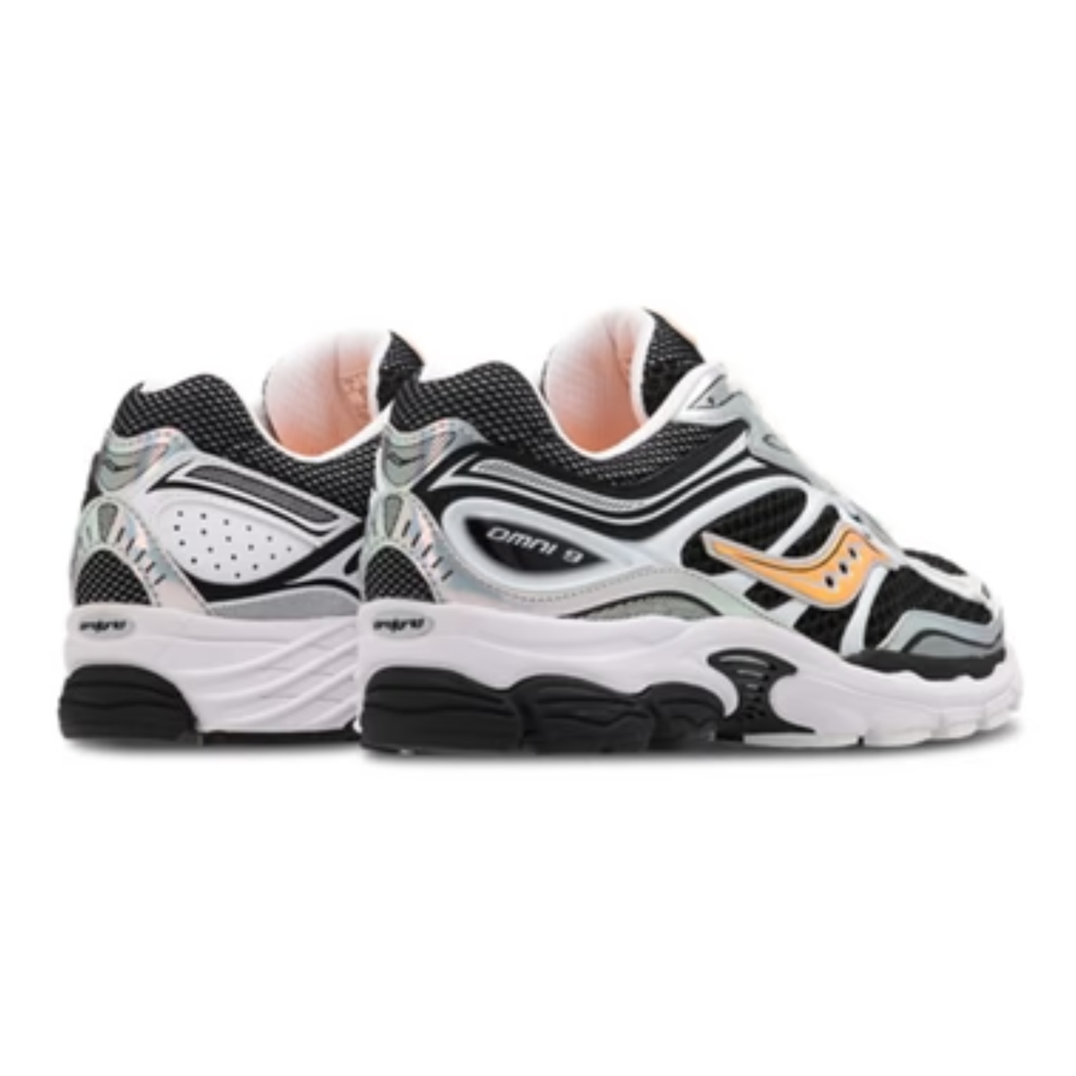 Saucony Progrid Omni 9 Speed Shade White Black Orange
