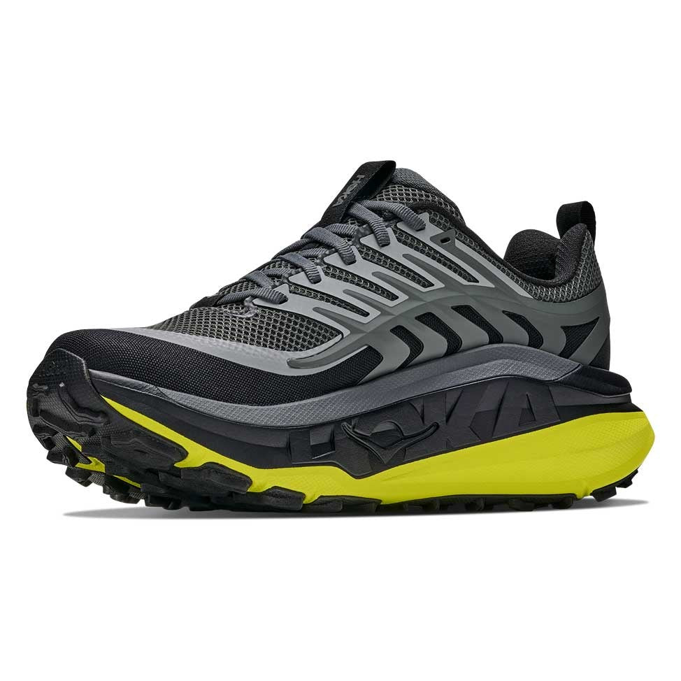 HOKA Stinson 8 Men Black / HOKA Citrus – view 4