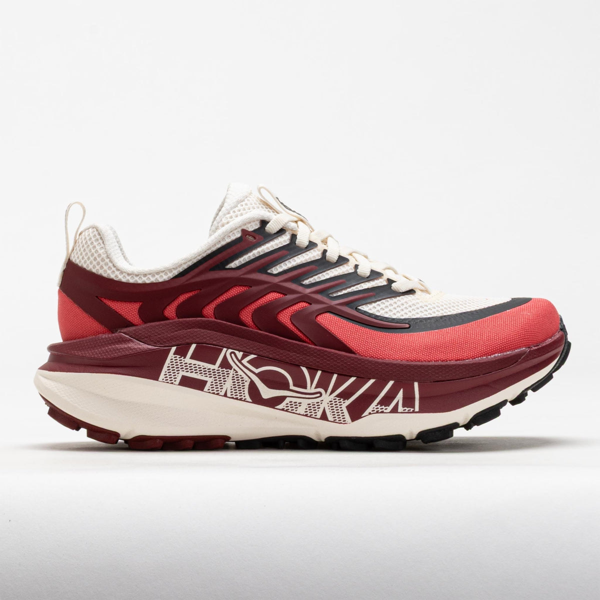 HOKA Stinson 8 Women Alabaster / Varsity Burgundy – view 1