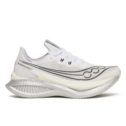 Saucony Women's Endorphin Pro 5 White Black – product view 1
