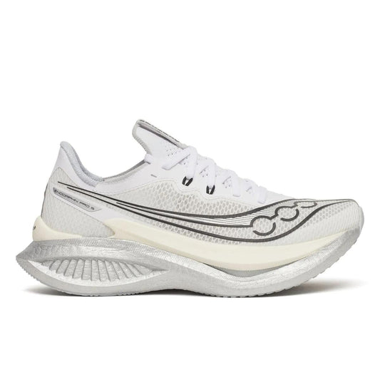 Saucony Women's Endorphin Pro 5 White Black – product view 1