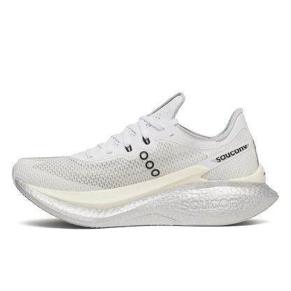 Saucony Women's Endorphin Pro 5 White Black – product view 3