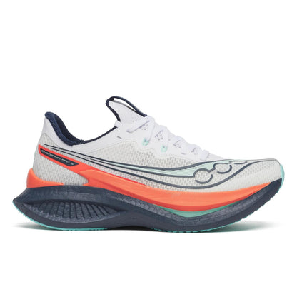 Saucony Women's Endorphin Pro 5 White Navy – product view 1