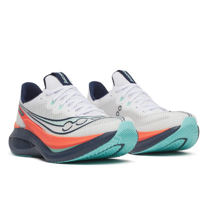 Saucony Women's Endorphin Pro 5 White Navy – product view 2