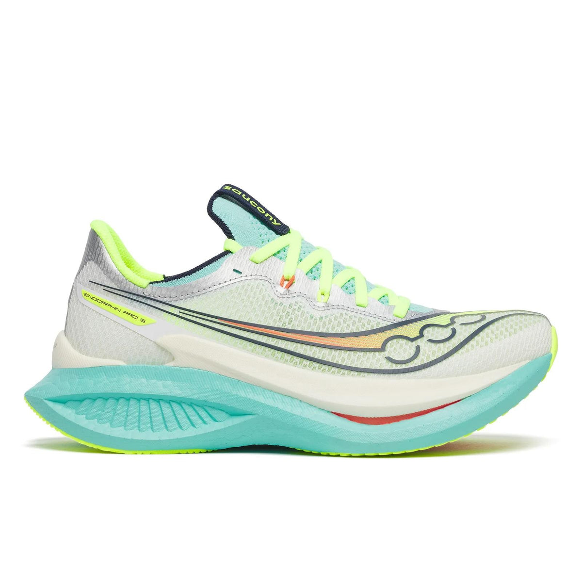Saucony Women's Endorphin Pro 5 White Splash – product view 1