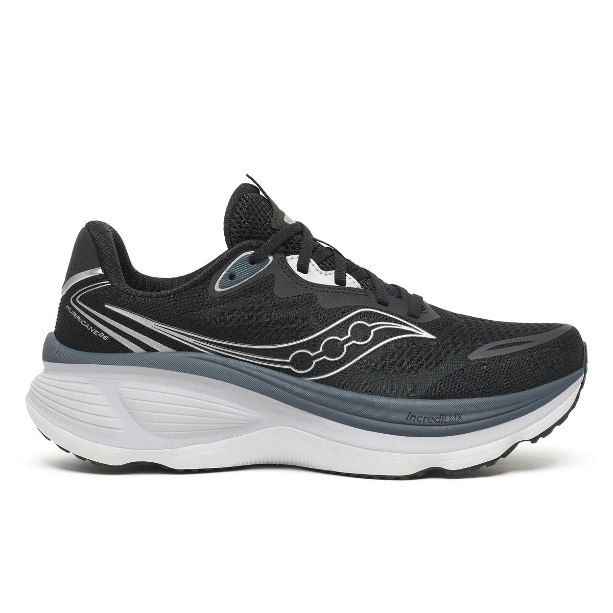 Saucony Hurricane 26 Black Silver - view 1