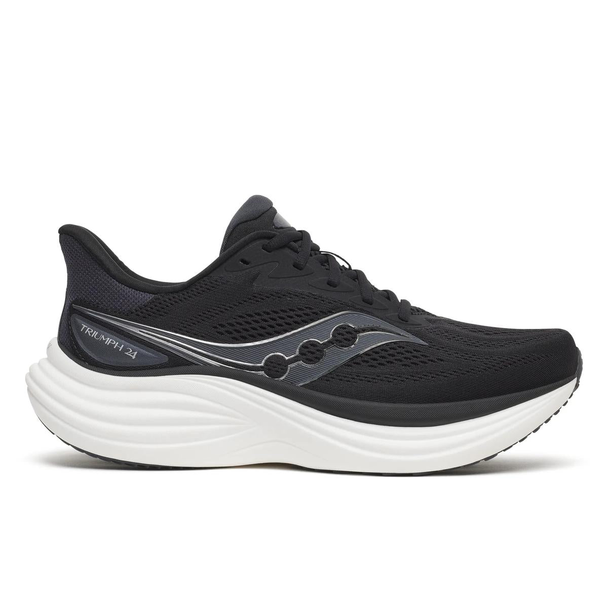 Saucony Triumph 24 Black Silver - view 1